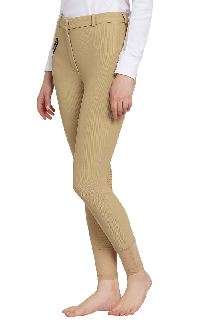 TuffRider Tiffany Ribbed Breech With Silicone Full Seat