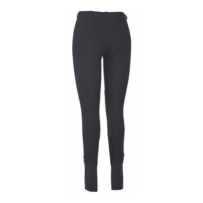 TuffRider Ladies Cotton Lowrise Pull-On Knee Patch Breeches