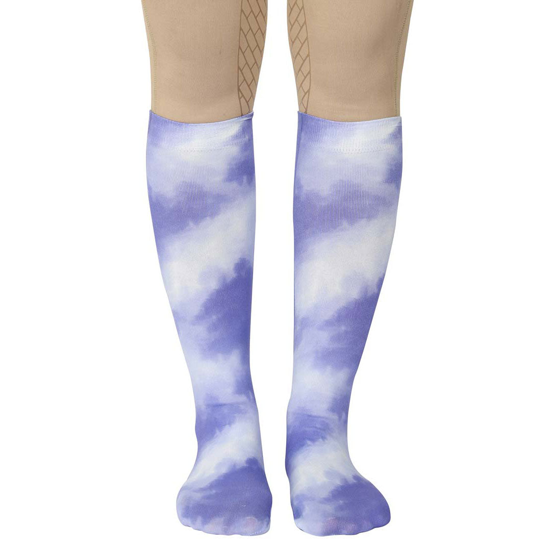 TuffRider Children's Cotton Feel Tie Dye Boot Socks