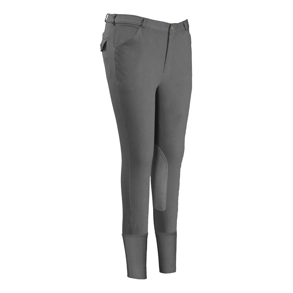 TuffRider Men's Micro Cord Patrol Knee Patch Breeches