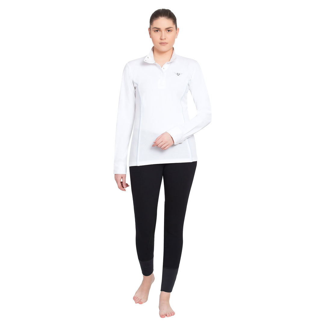 TuffRider Ladies Kirby Kwik Dry Long Sleeve Show Shirt