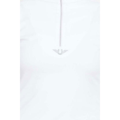 TuffRider Ladies Long Sleeve Ventilated Technical Sport Shirt – UV Protection, Quick-Dry, Mesh Undersleeves