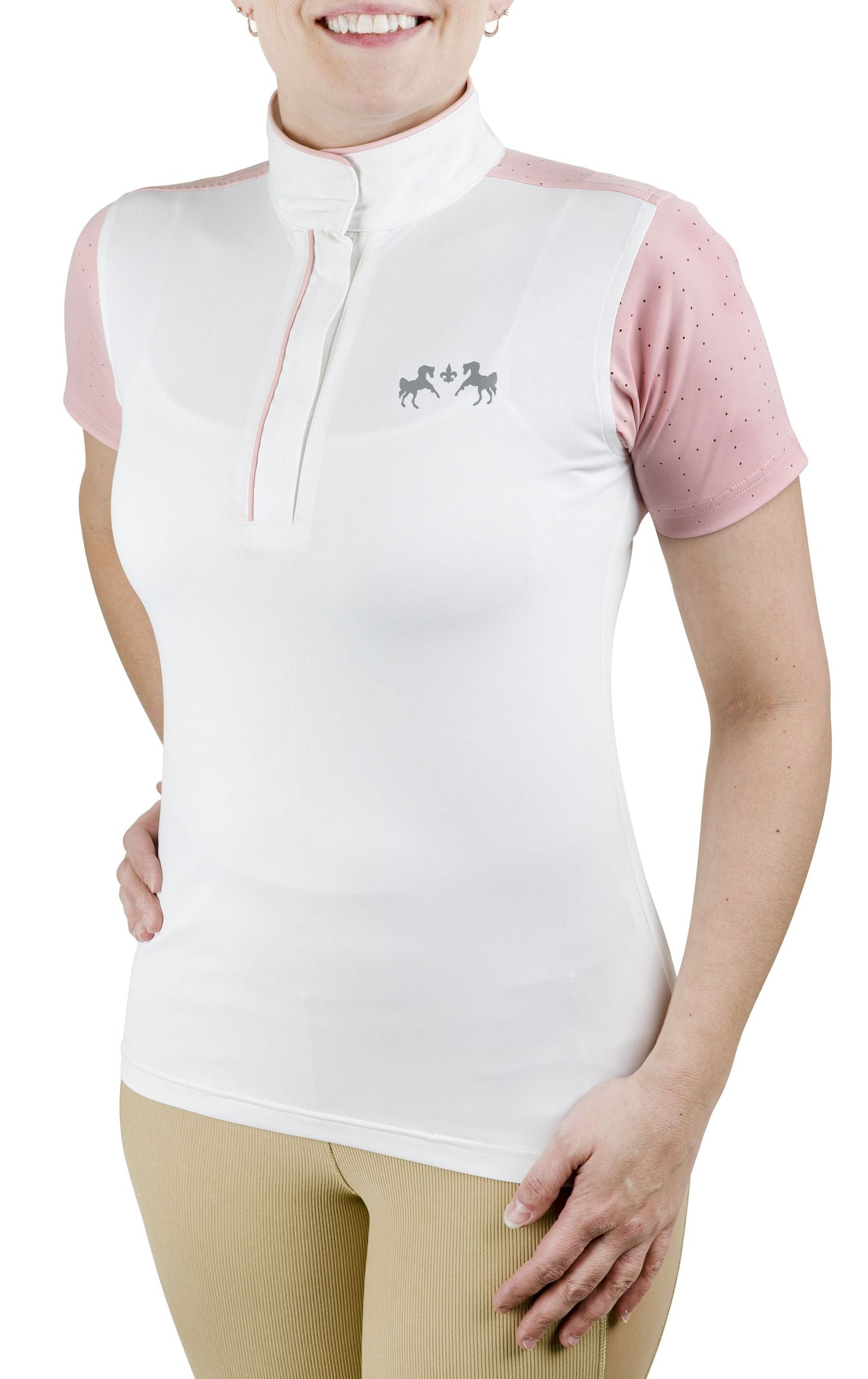 Equine Couture Ladies Magda Equicool Short Sleeve Show Shirt