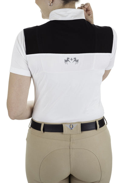 Equine Couture Ladies Nicolette Equicool Short Sleeve Show Shirt