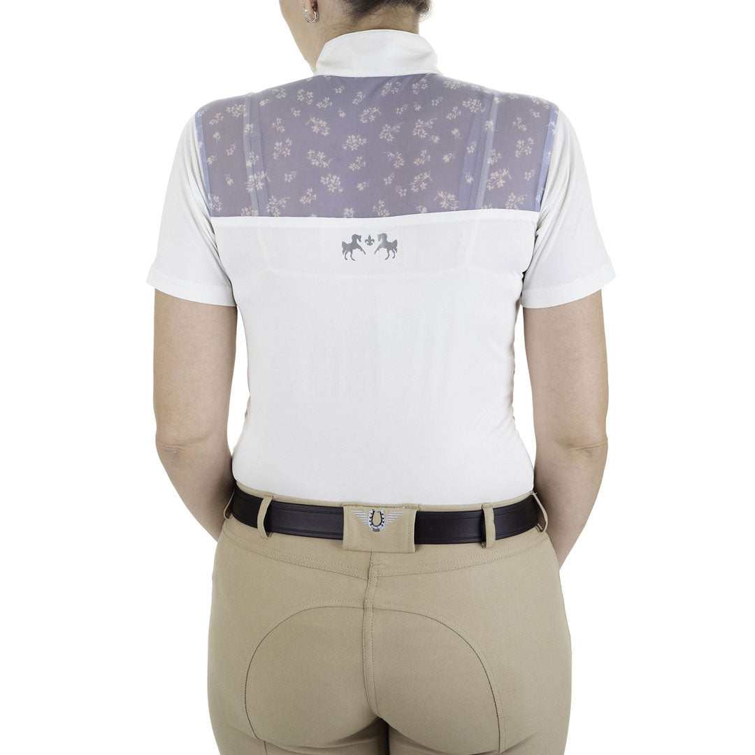 Equine Couture Ladies Nicolette Equicool Short Sleeve Show Shirt