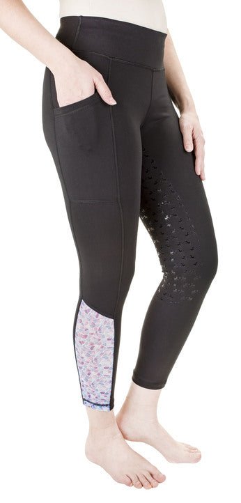 Equine Couture Women Daisy Printed Smyrna Tights