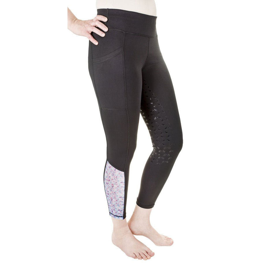 Equine Couture Women Daisy Printed Smyrna Tights