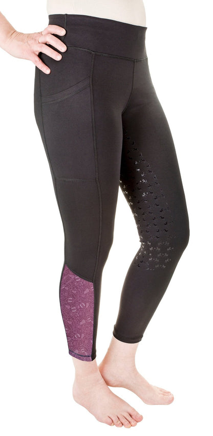 Equine Couture Women Daisy Printed Smyrna Tights