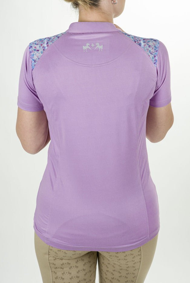 Equine Couture Women Daisy Printed Smyrna Sport Shirt