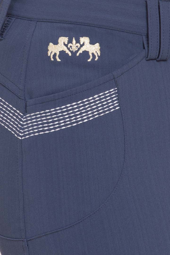 Equine Couture Ladies Sarah Silicone Knee Patch Breeches