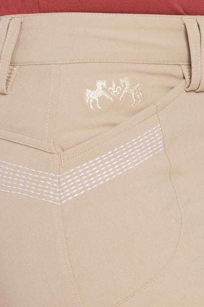 Equine Couture Ladies Sarah Silicone Knee Patch Breeches