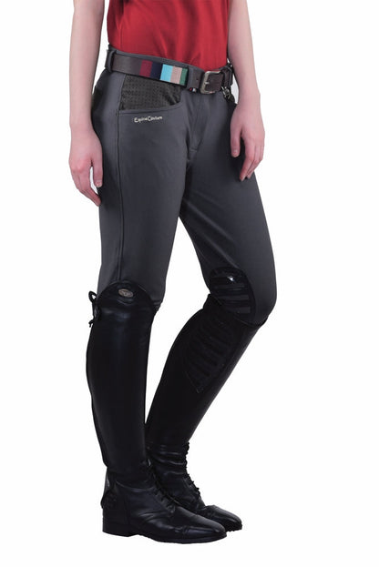 Equine Couture Ladies Oslo Silicone Knee Patch Breeches