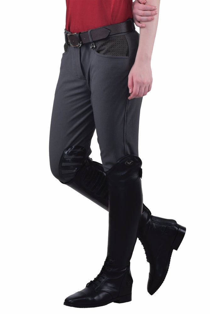 Equine Couture Ladies Oslo Silicone Knee Patch Breeches