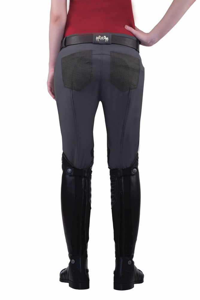 Equine Couture Ladies Oslo Silicone Knee Patch Breeches