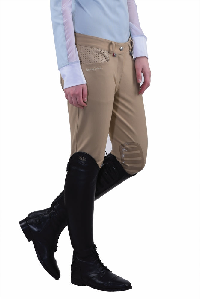 Equine Couture Ladies Oslo Silicone Knee Patch Breeches