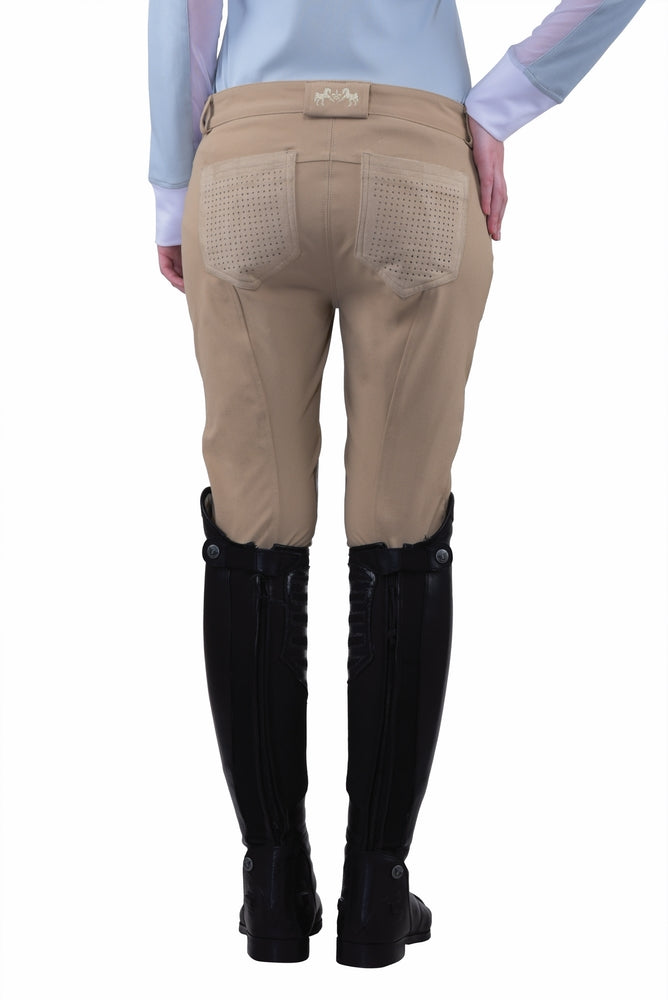 Equine Couture Ladies Oslo Silicone Knee Patch Breeches