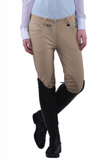 Equine Couture Ladies Oslo Silicone Knee Patch Breeches