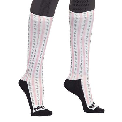 Equine Couture Ladies Isabel Padded Knee Hi Boot Socks
