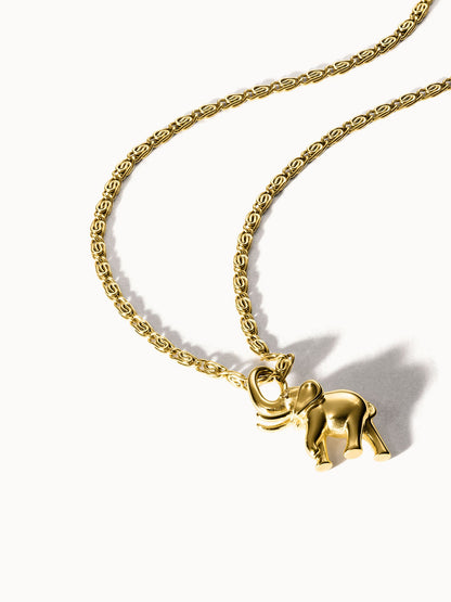 Flowing Strength Elefant Charm