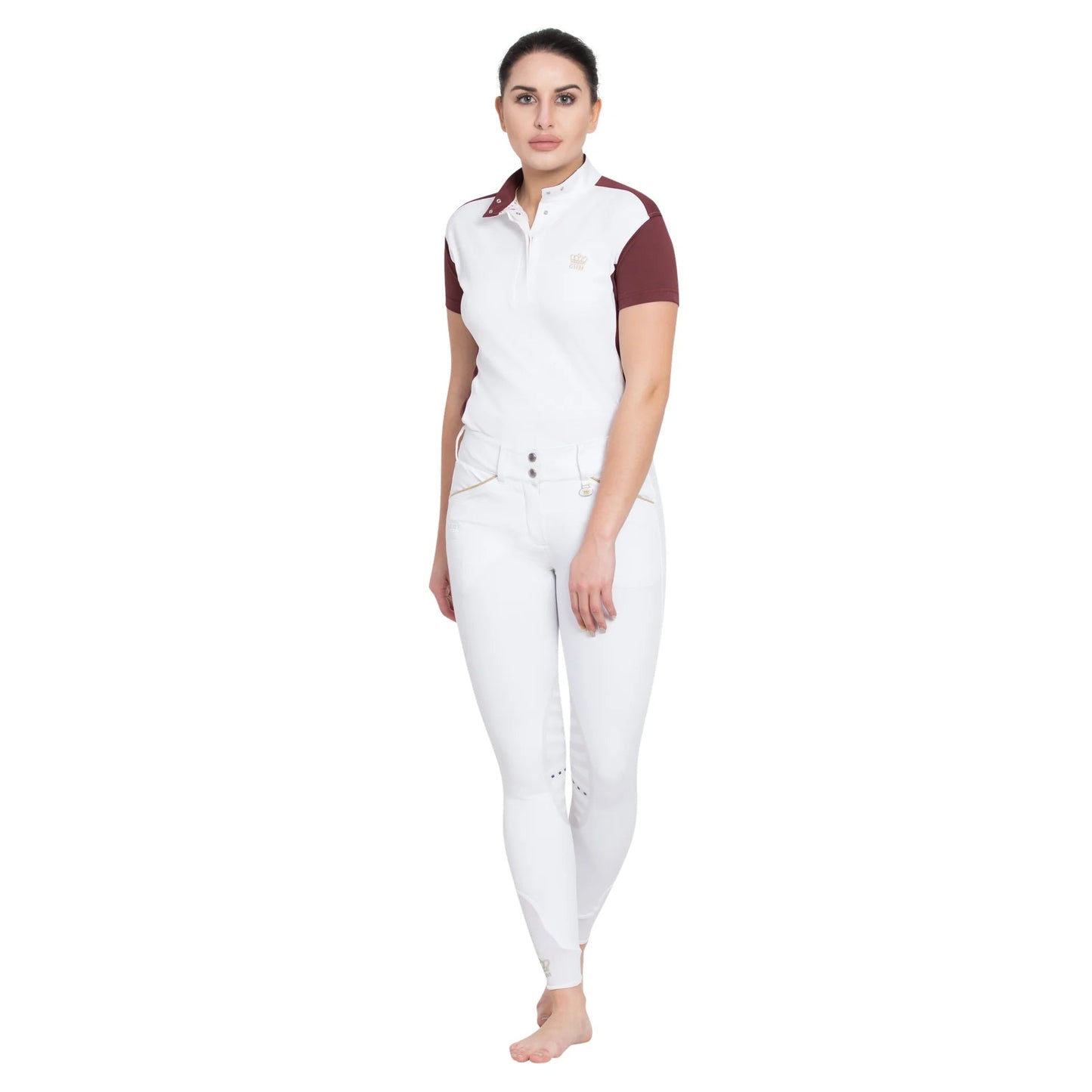 George H Morris Ladies Add Back Silicone Knee Patch Breeches