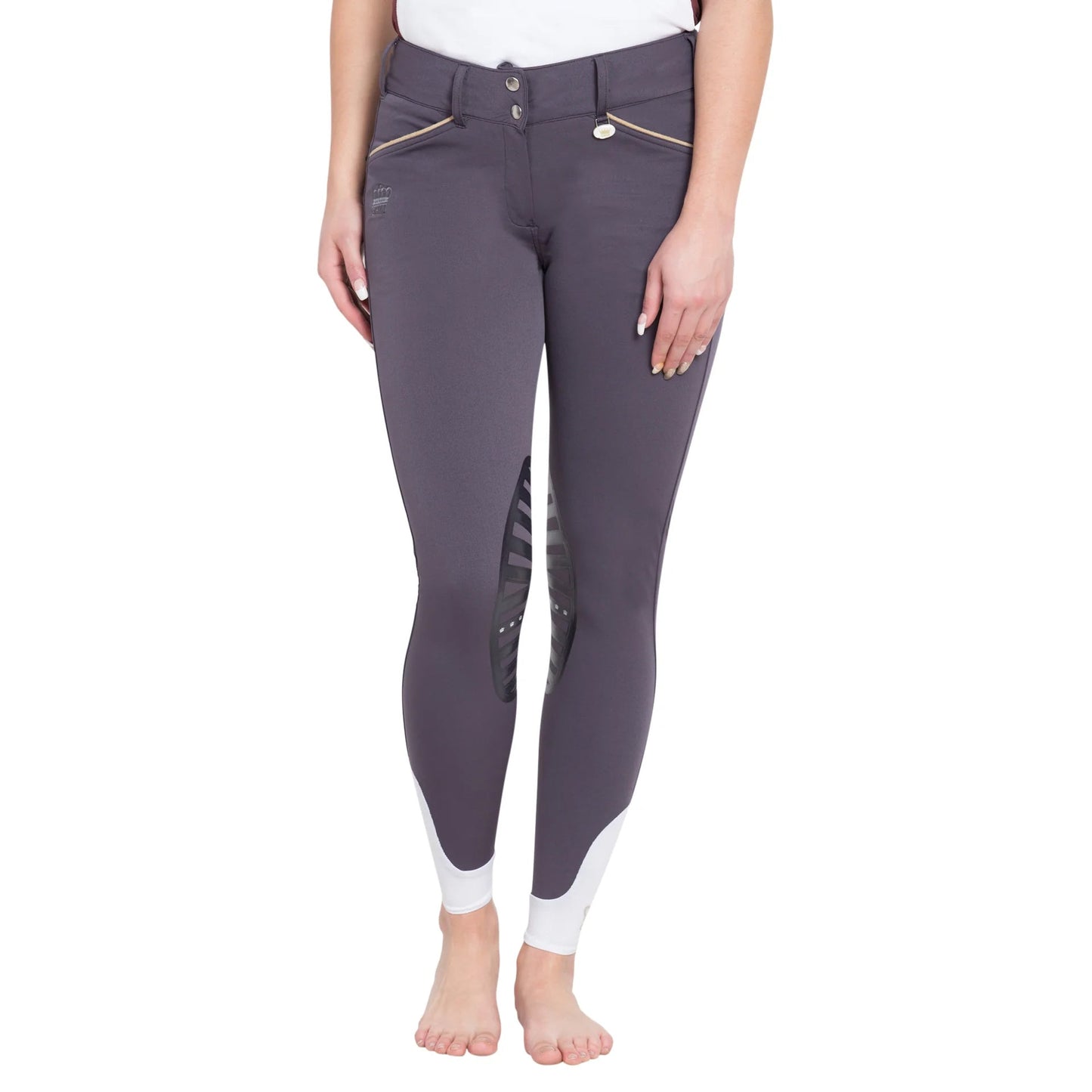 George H Morris Ladies Add Back Silicone Knee Patch Breeches