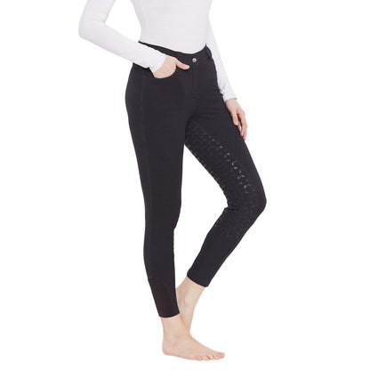 Equine Couture Heather Silicone Full Seat Breech