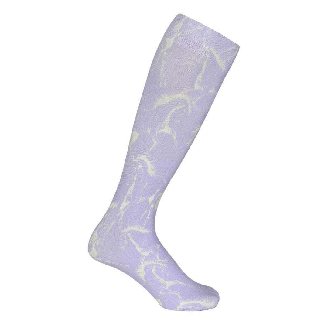 AWST Int'l Lila Linear Horse Socks