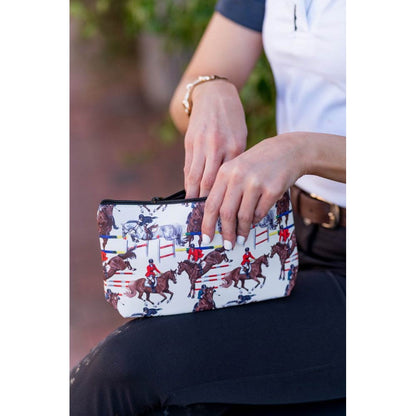 AWST Int'l Lila Jumpers Medium Cosmetic Pouch