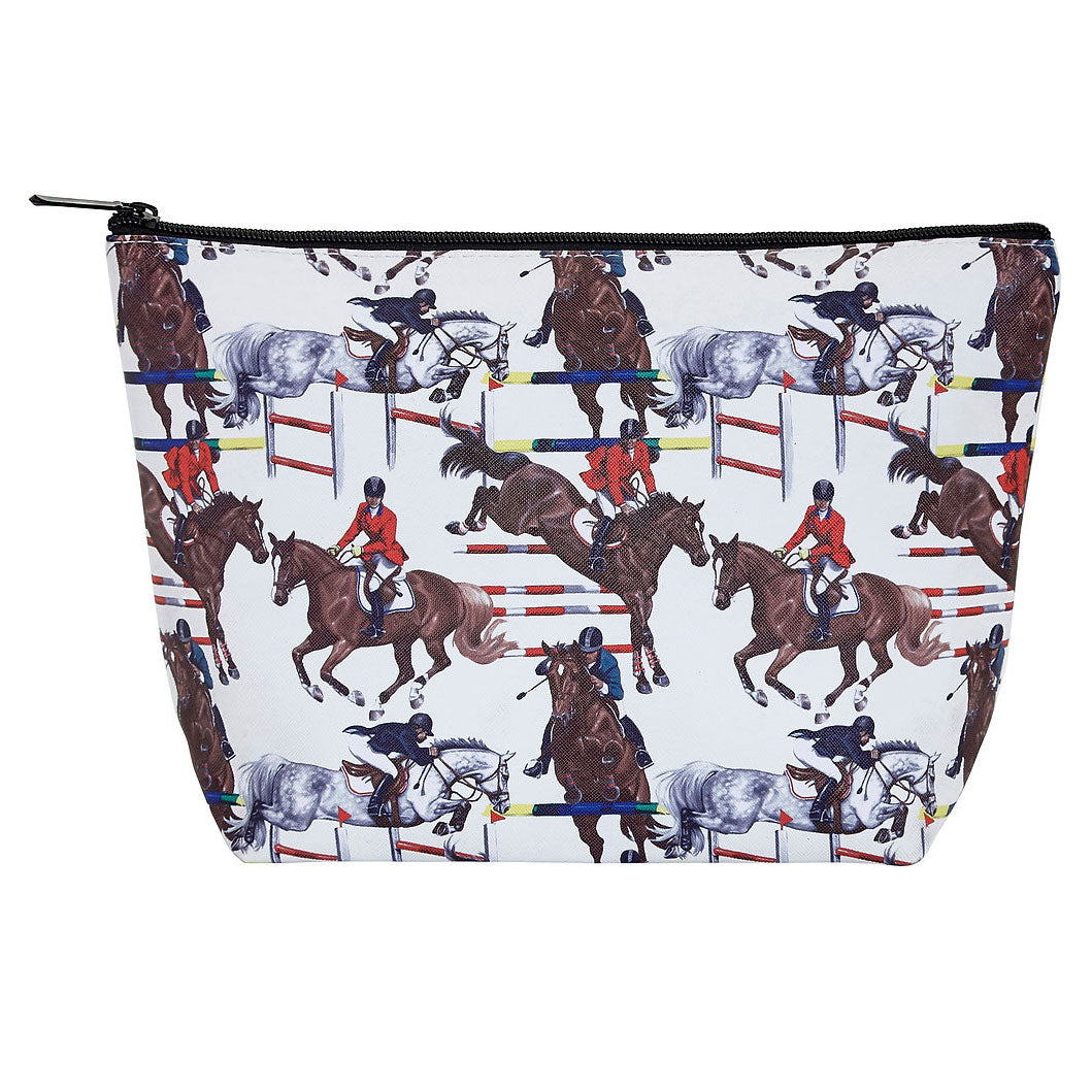 AWST Int'l Lila Jumpers Large Cosmetic Pouch