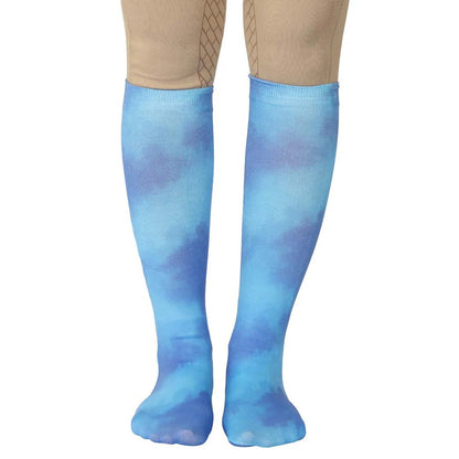 TuffRider Children's Cotton Feel Tie Dye Boot Socks