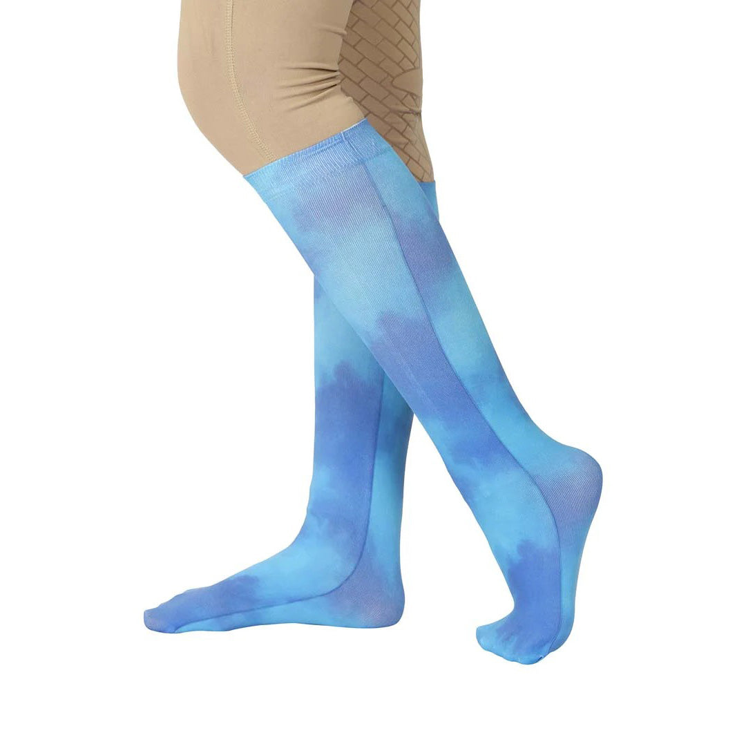 TuffRider Children's Cotton Feel Tie Dye Boot Socks