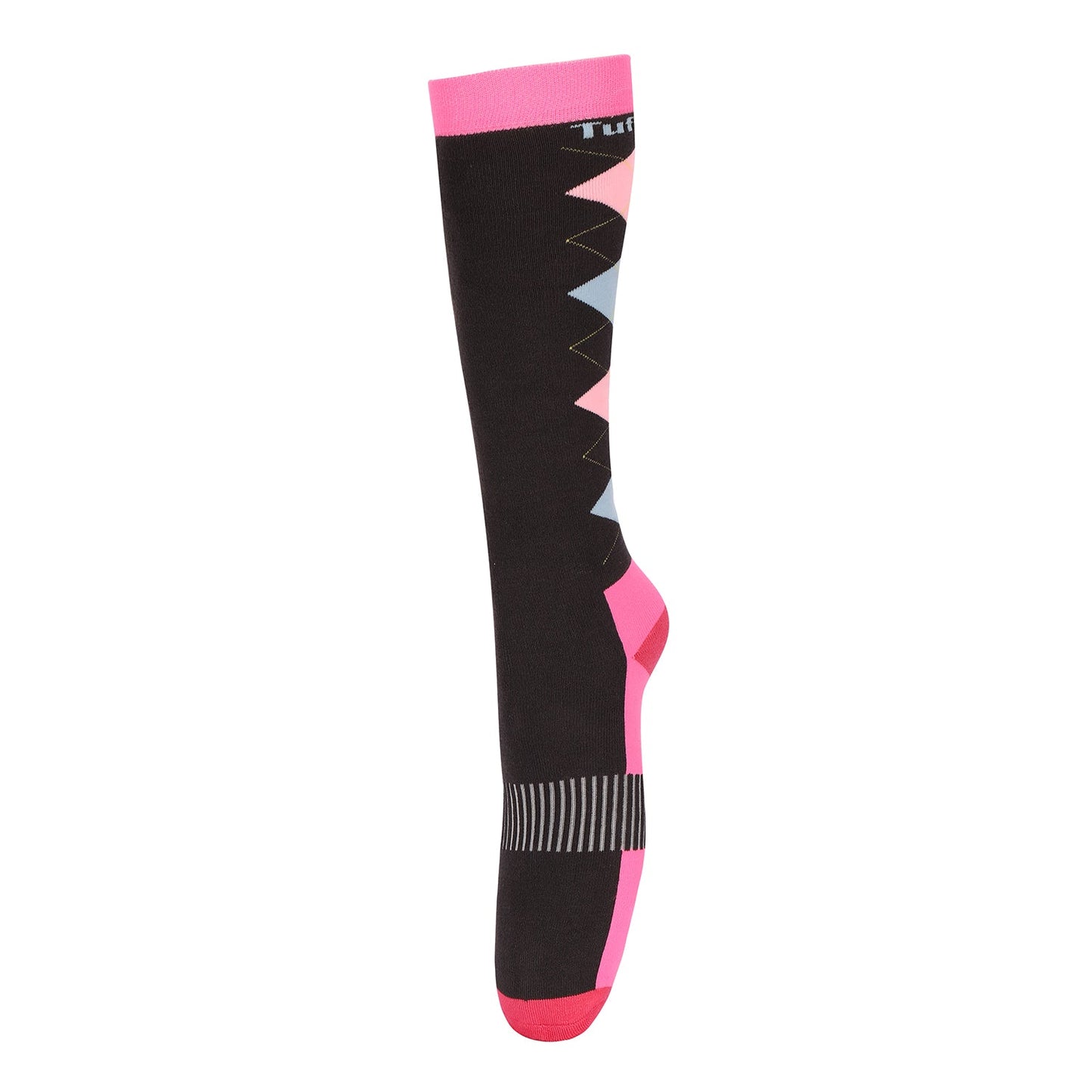 TuffRider NEON WINTER ARGYLE SOCKS