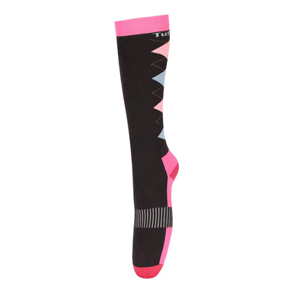 TuffRider NEON WINTER ARGYLE SOCKS