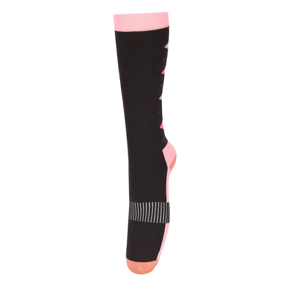 TuffRider NEON WINTER ARGYLE SOCKS