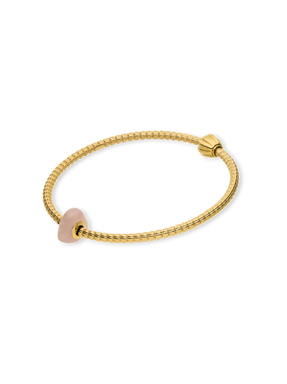 LEI Rosequarz Heart Charm