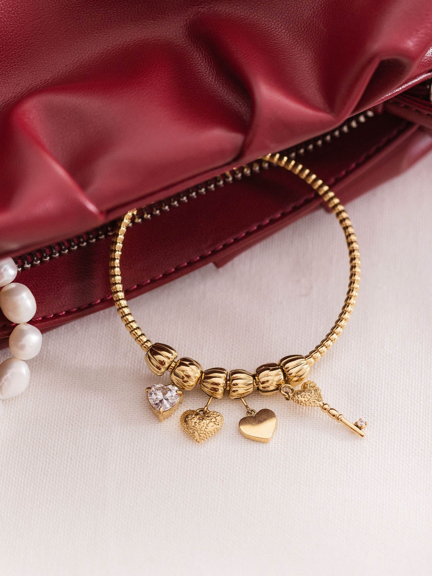 LEI Vintage Herz Charm