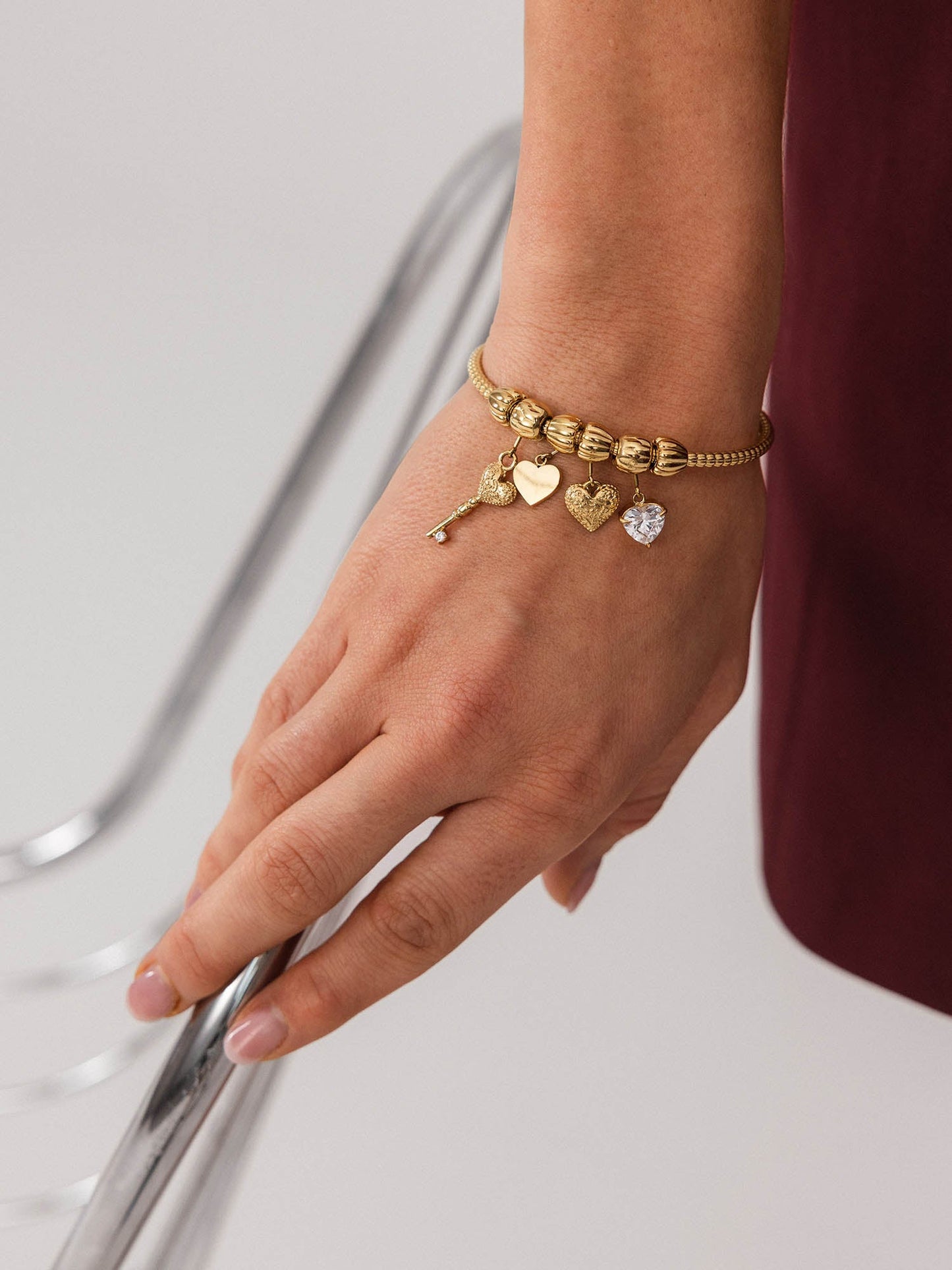 LEI Vintage Herz Charm
