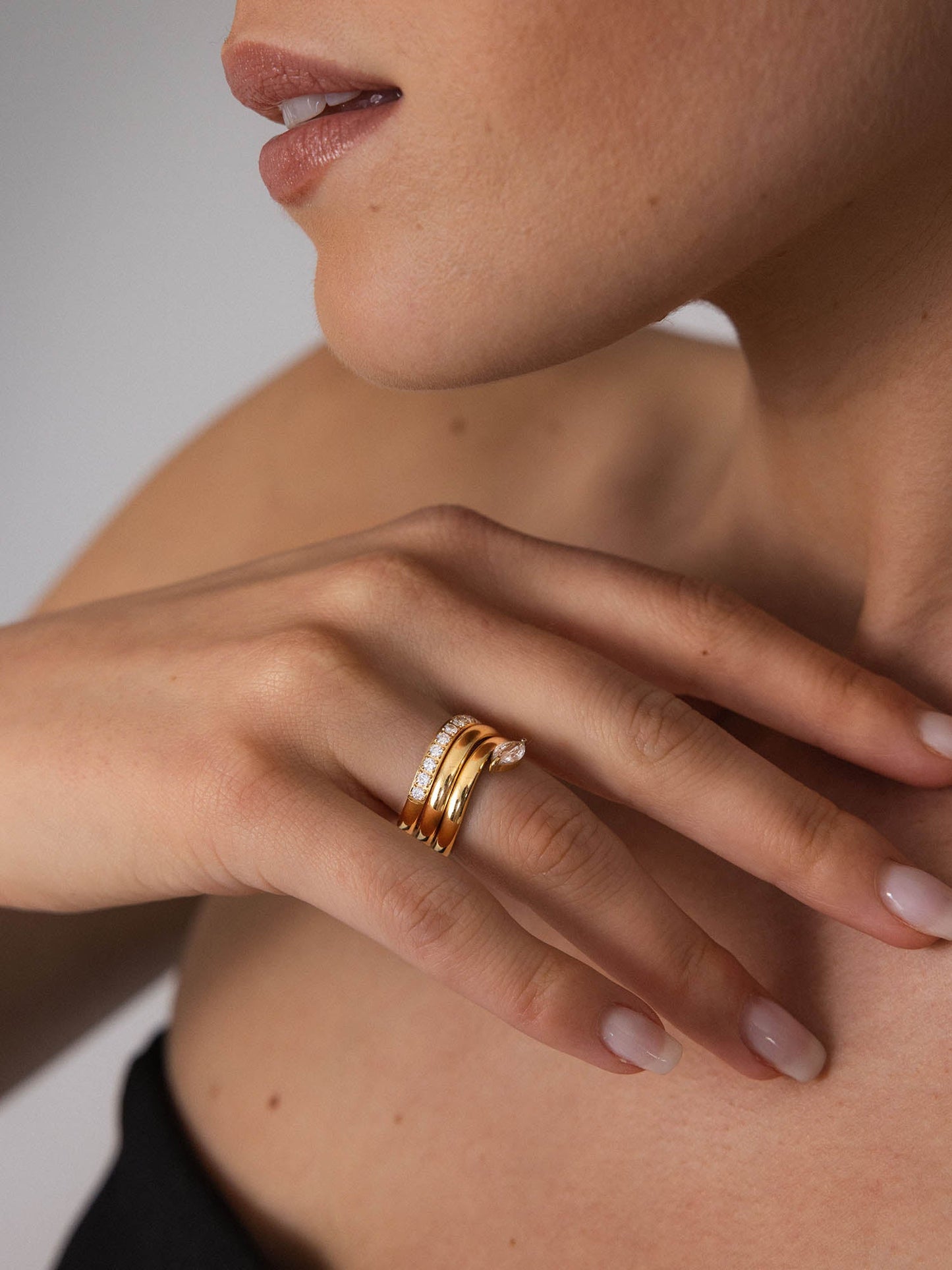 Lumi Trio Ring Set