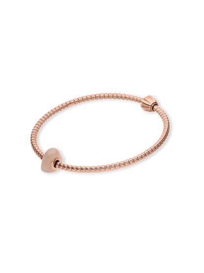 LEI Rosequarz Heart Charm
