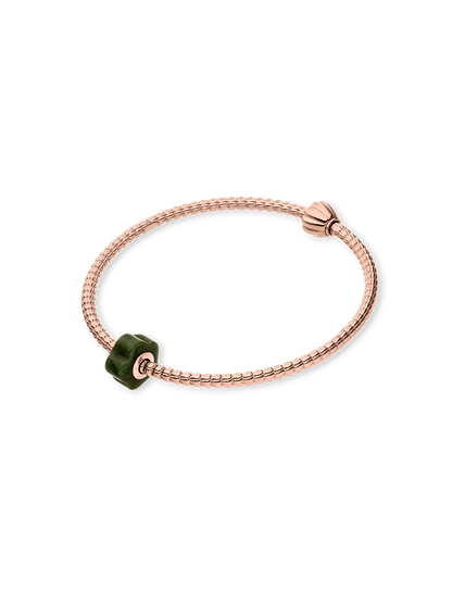 LEI Jade Flower Charm