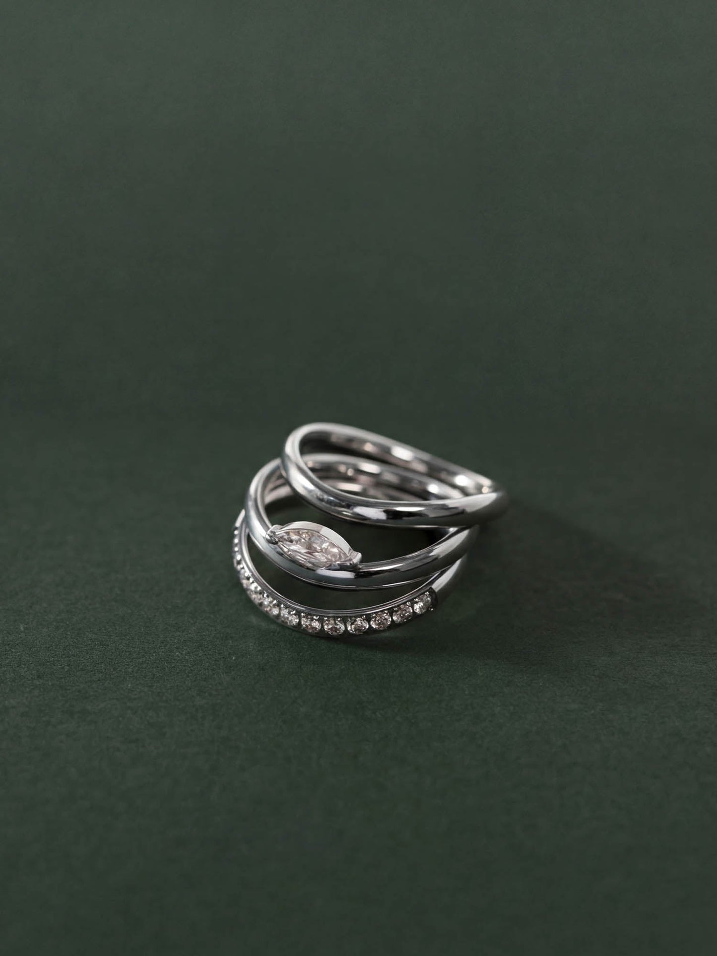 Lumi Trio Ring Set