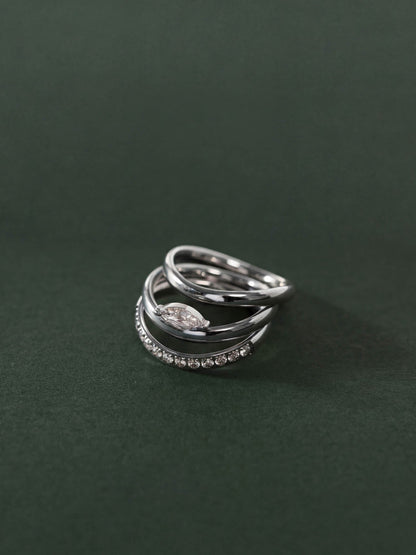 Lumi Trio Ring Set