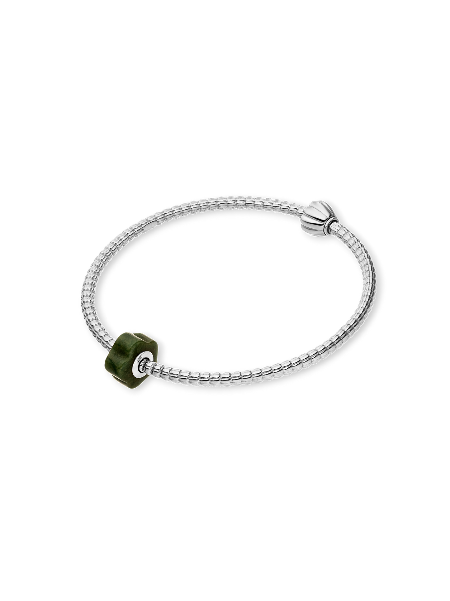 LEI Jade Flower Charm