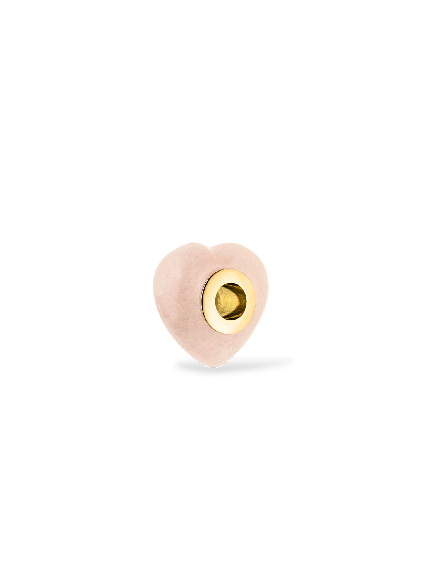 LEI Rosequarz Heart Charm