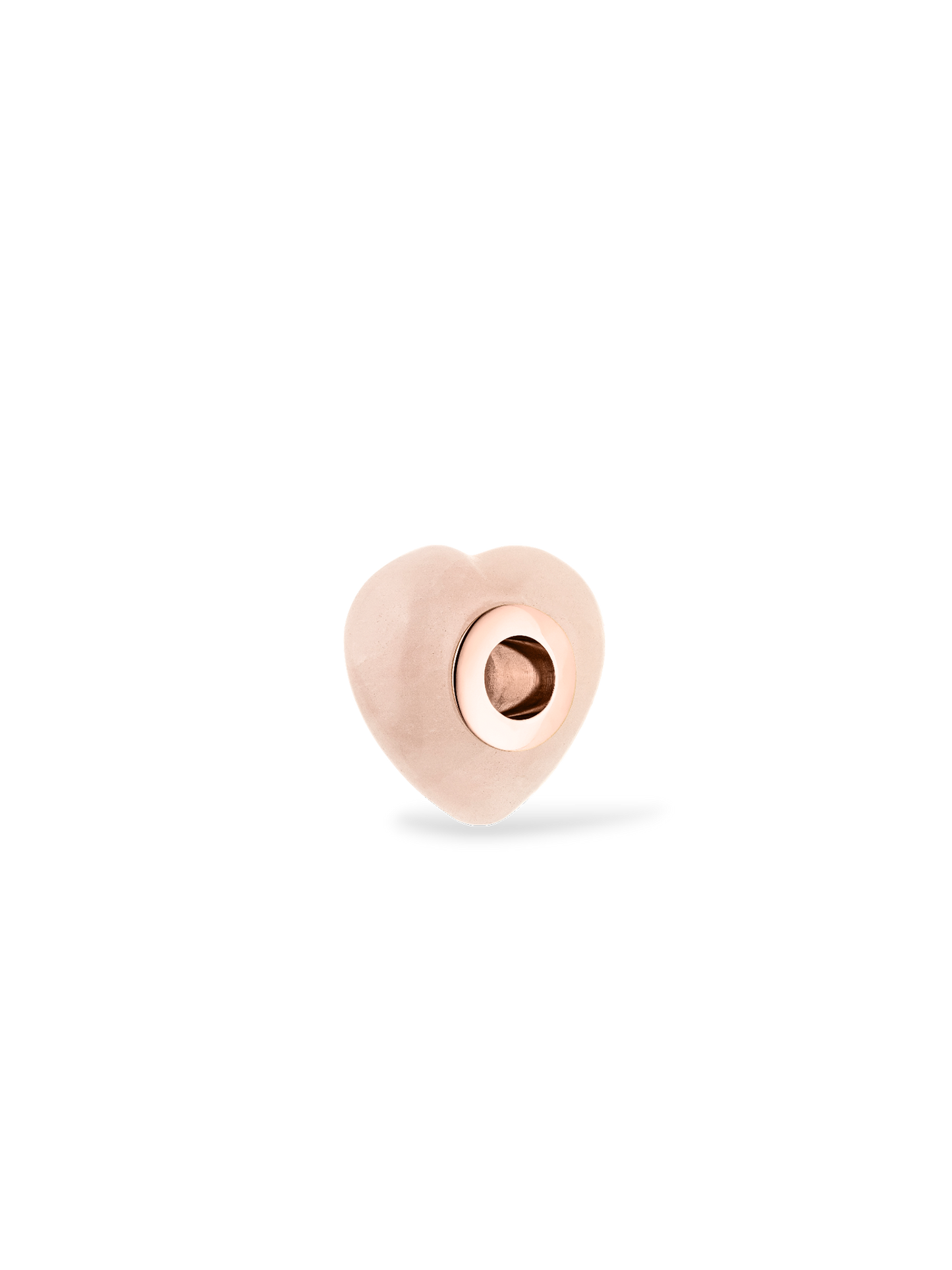 LEI Rosequarz Heart Charm