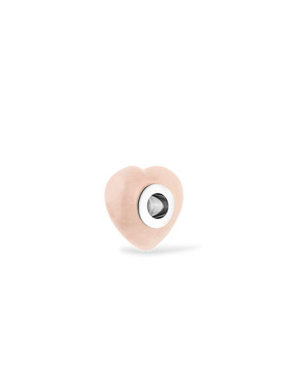 LEI Rosequarz Heart Charm