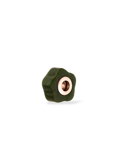 LEI Jade Flower Charm