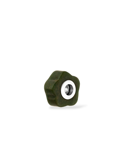 LEI Jade Flower Charm