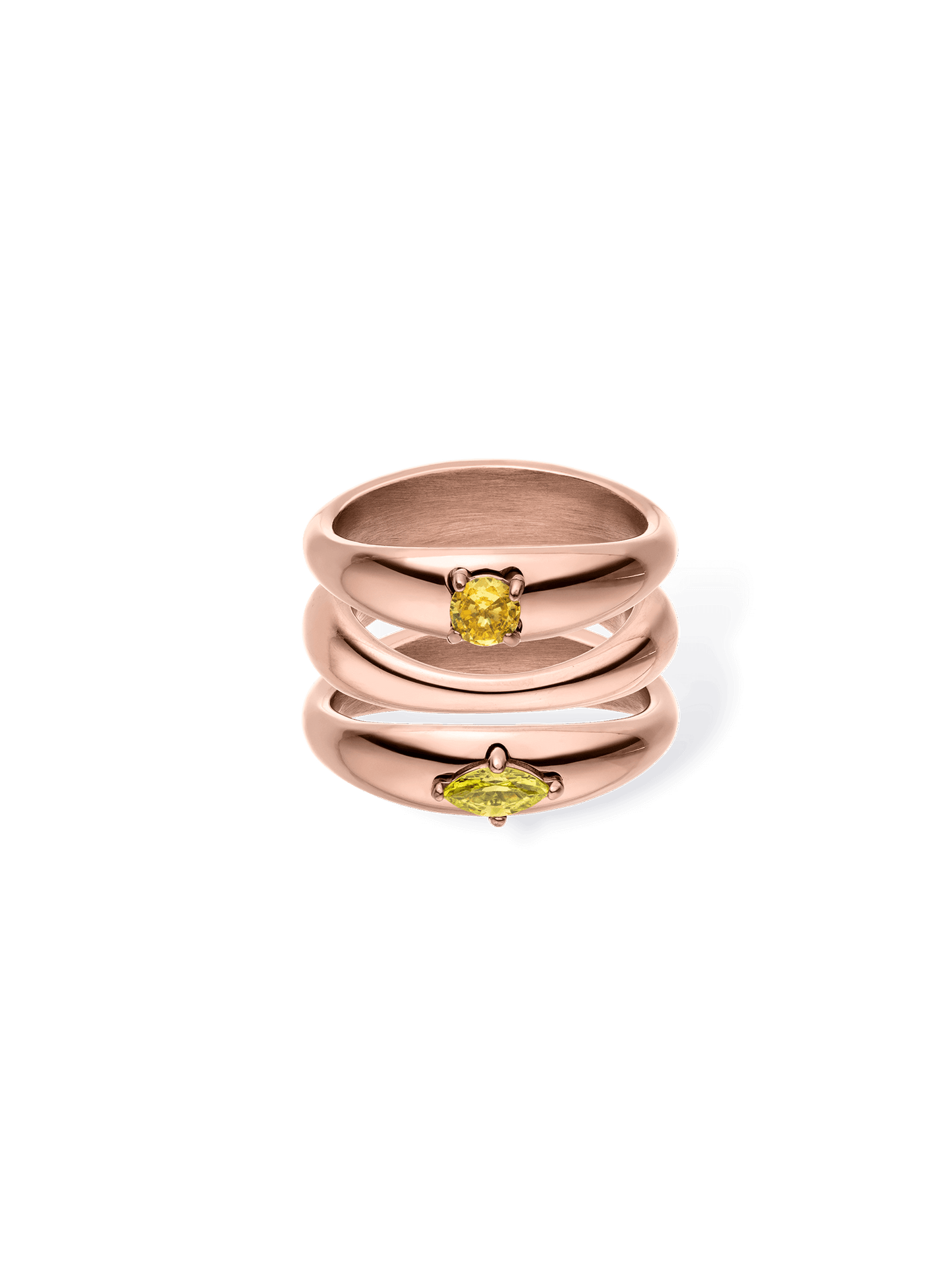 Soft Curve Ring Set
