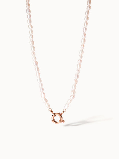 Charm Kette mit Perlen